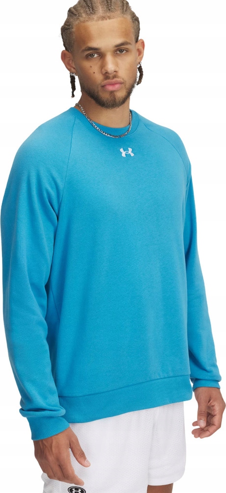 Pánská Mikina Under Armour Rival Fleece Crew Modrá 1379755 452 r S