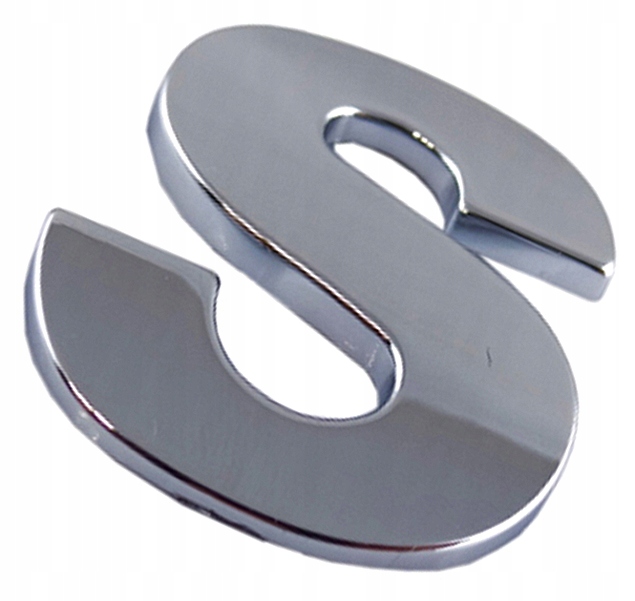 

Literka L0P09 Cyfra Cyfry Chrom S S Emblemat Liter