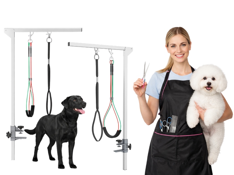 Rameno Pro Péči O Stříhání Psů, Skládací, Nastavitelná Svorka Ocel