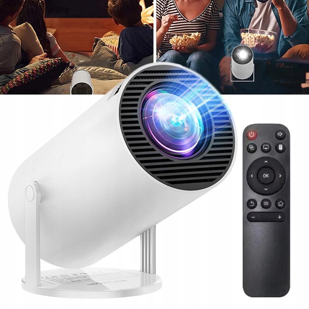 Projektor Android Tv 4K Wifi Full Hd Přenosný Smart Reproduktor