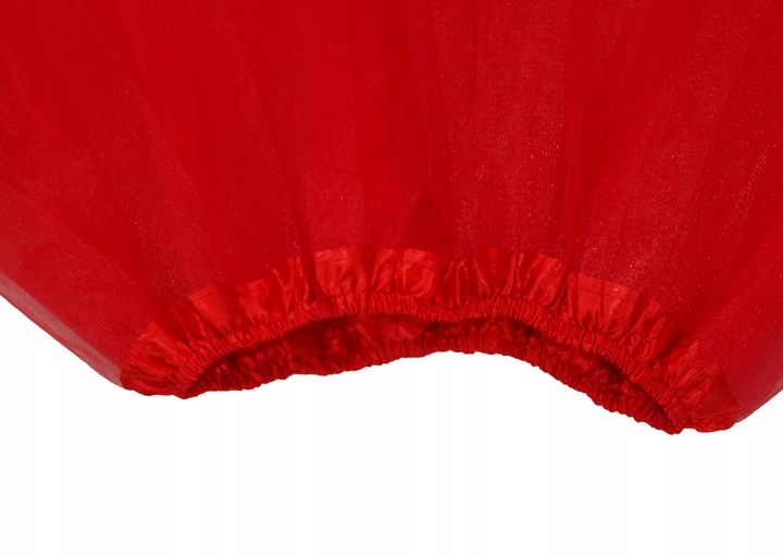 # SPÓDNICZKA TIULOWA z podszewką SPÓDNICA 50cm czerwona Marka inna
