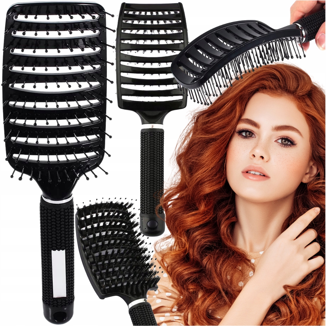 

Szczotka Do Włosów Profilowana Blogerek Czarna