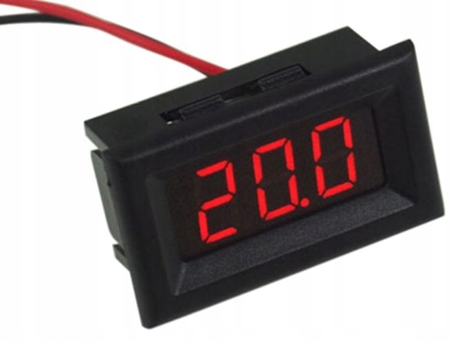 

Woltomierz voltomierz samochodowy 4-30V czerwony