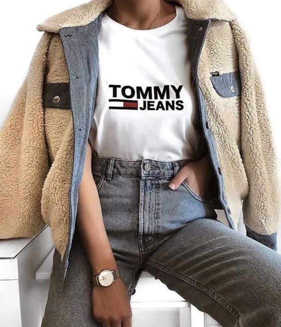 

Koszulka damska T-shirt Tommy Hilfiger Jeans L