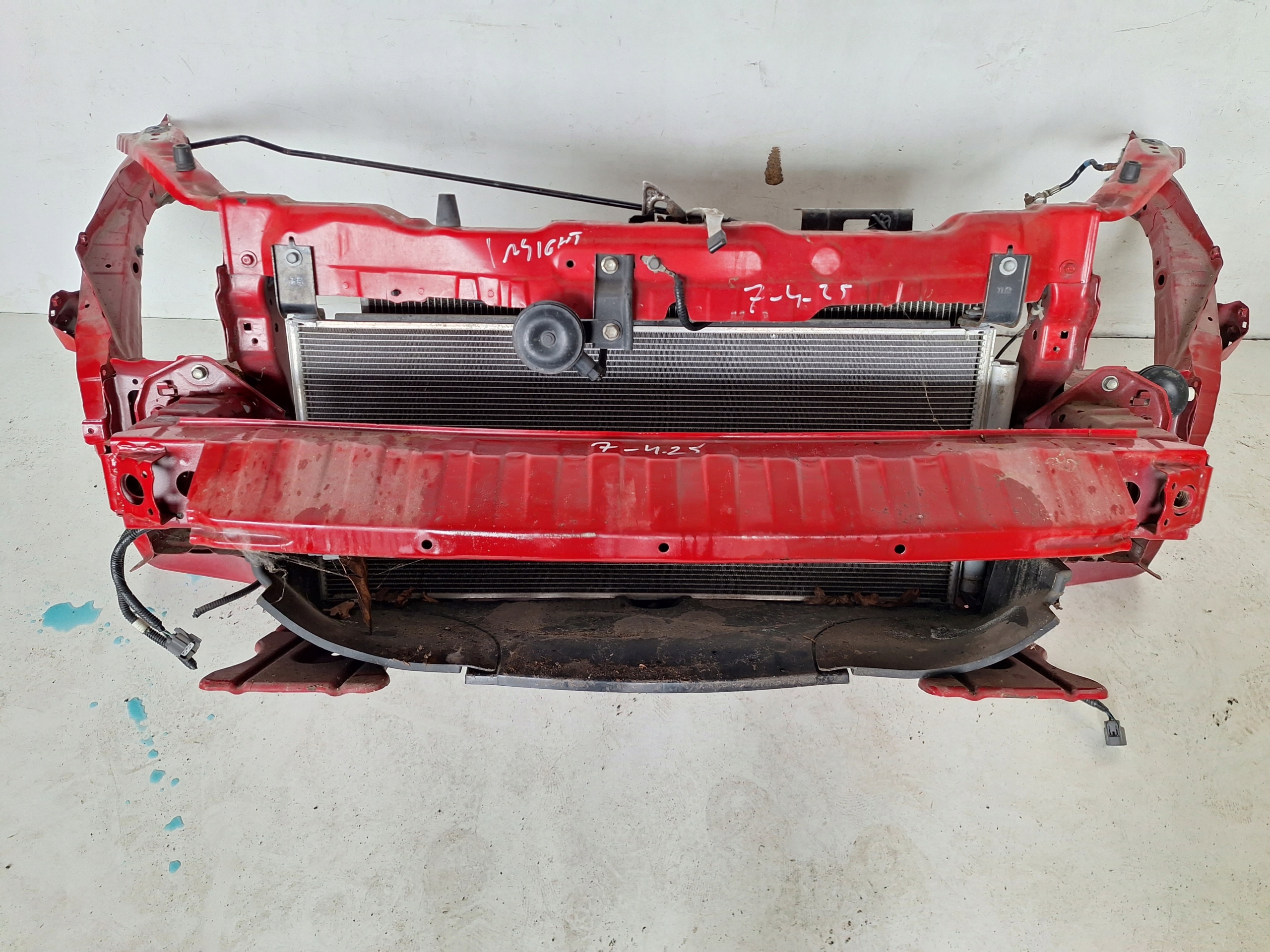 HONDA INSIGHT II 09-> support panel for radiators HYBRID