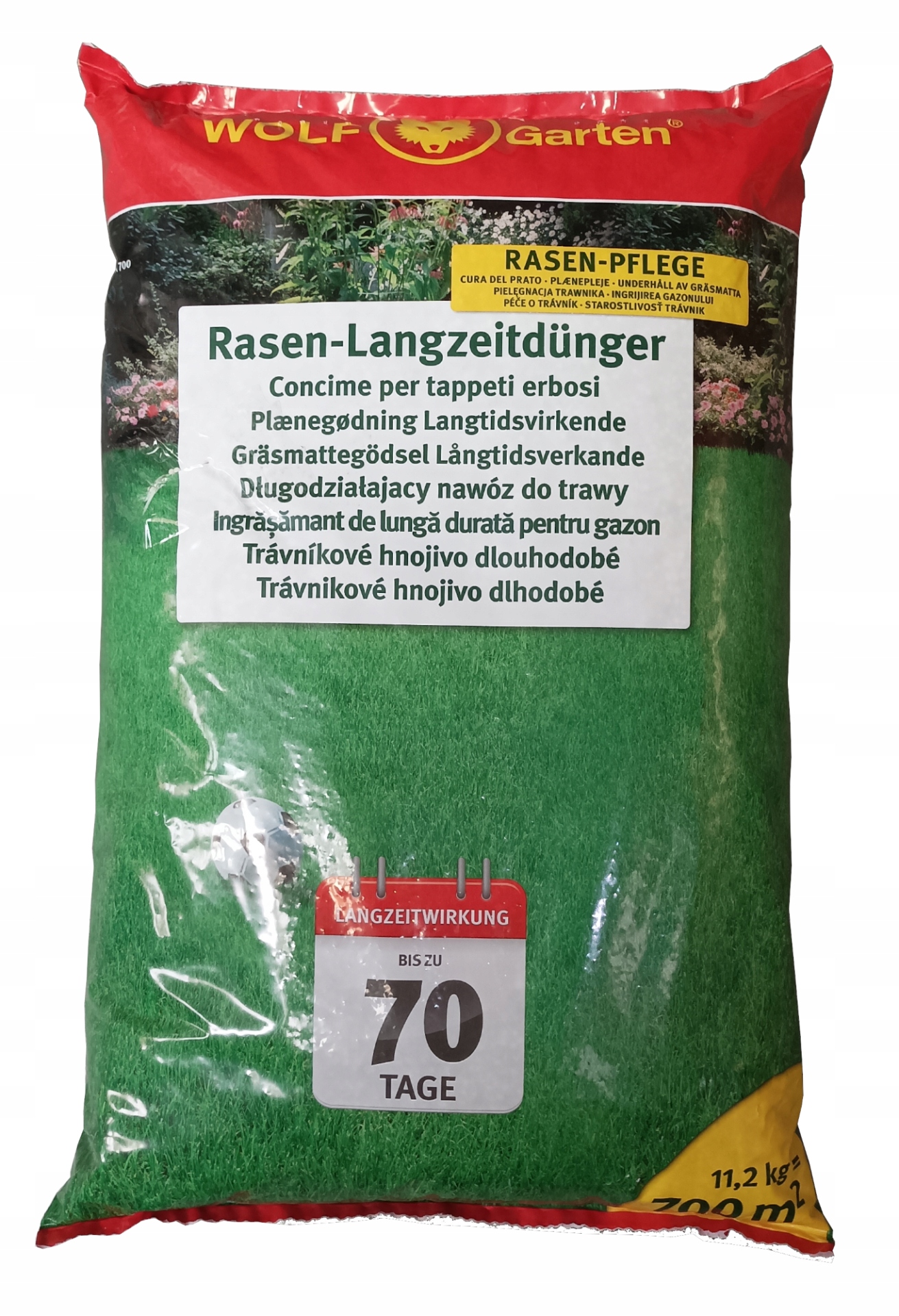 Hnojivo pro trávník Wolf-Garten LD 700 A Dlouho působící 11,2 kg 700 m2 Tráva