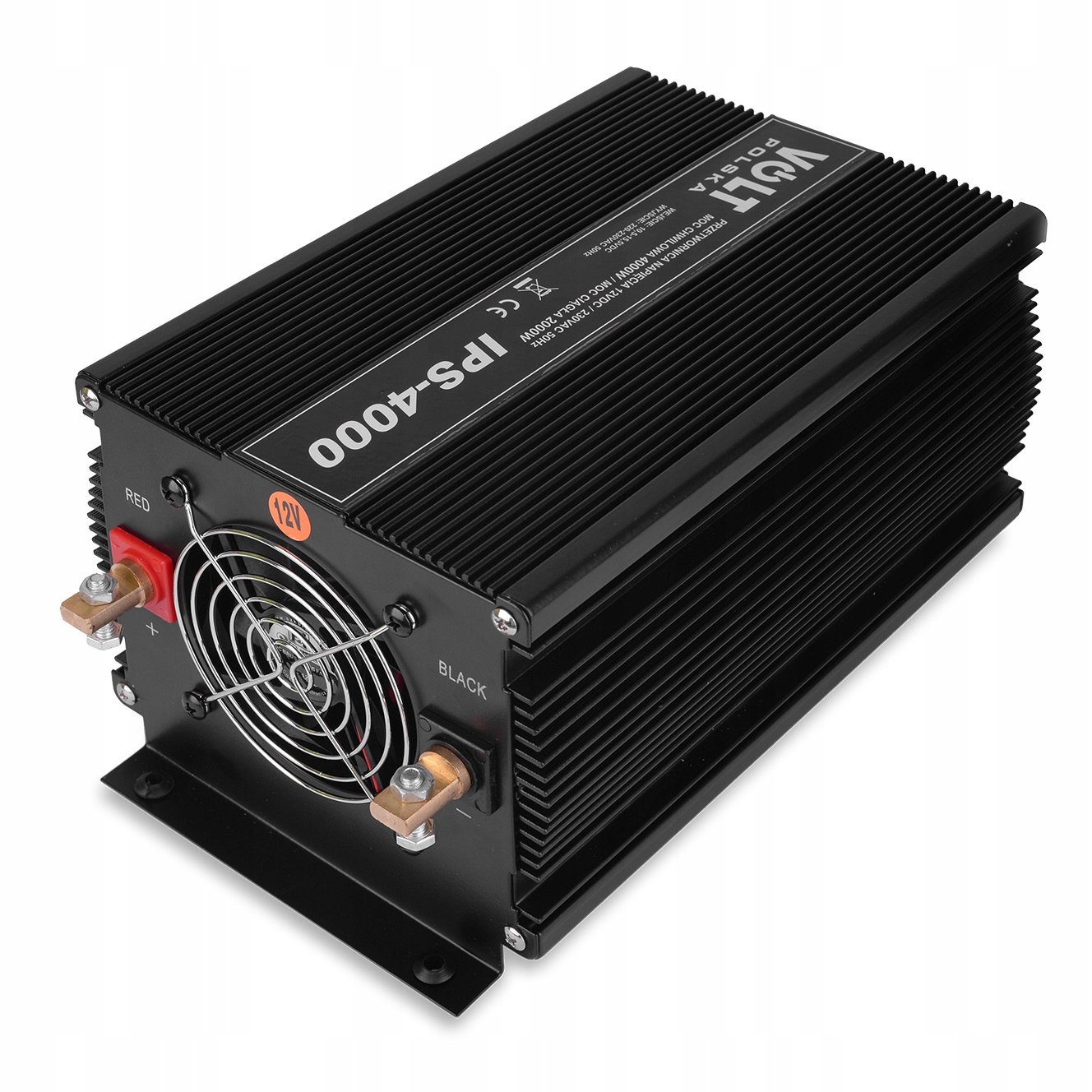 PRZETWORNICA 12V 230V SAMOCHODOWA NAPIĘCIA 4000W Stan opakowania oryginalne