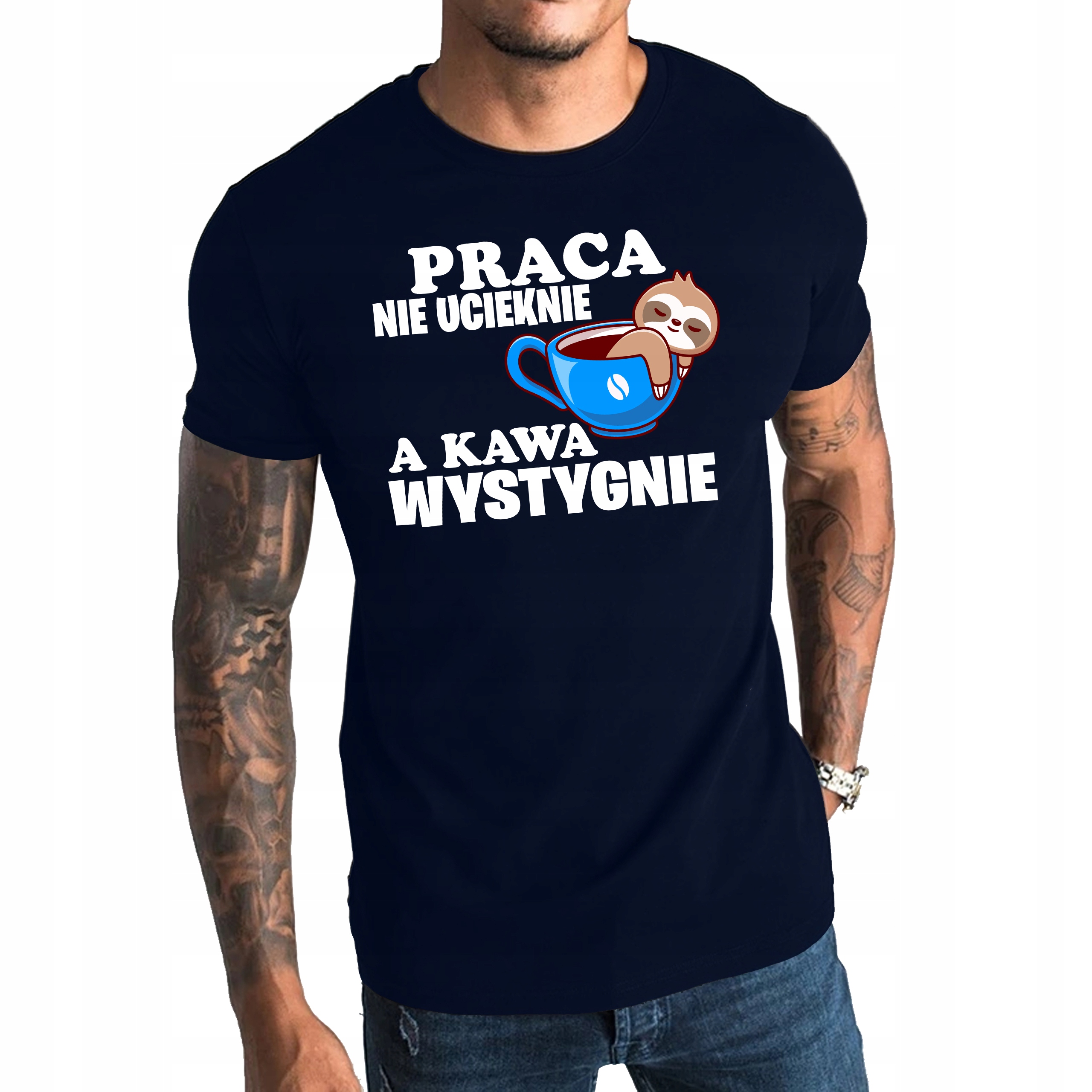 

Koszulka męska Praca Nie Ucieknie 5XL