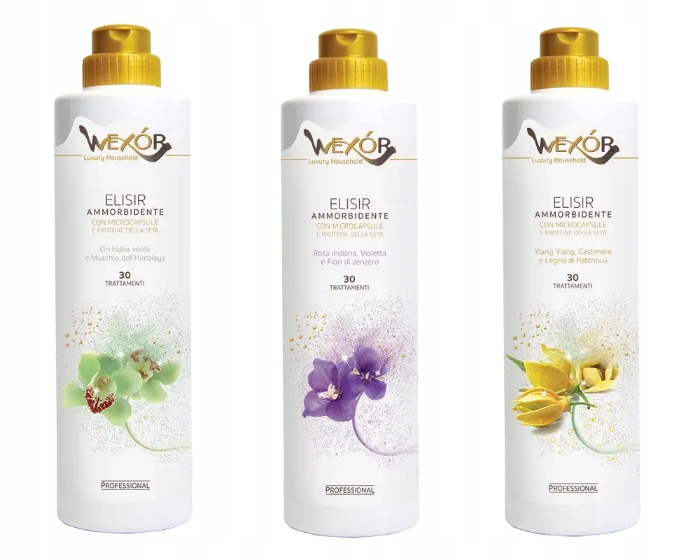 Sada Wexor Tekutiny na oplachování Viola Cashmere Himalaya 3 x 750 ml