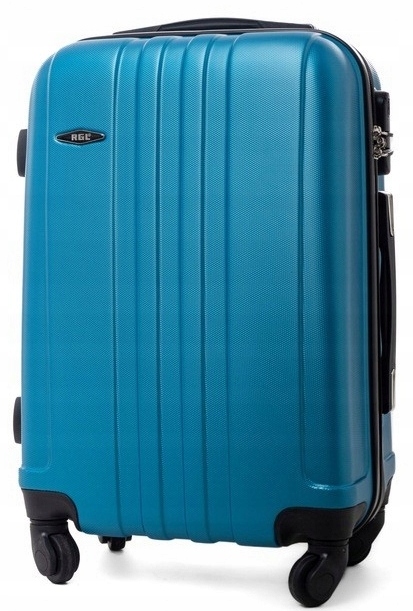 Walizka Twarda Mała Kabinowa Rgl Abs 740 41 l Niebieski Metaliczny