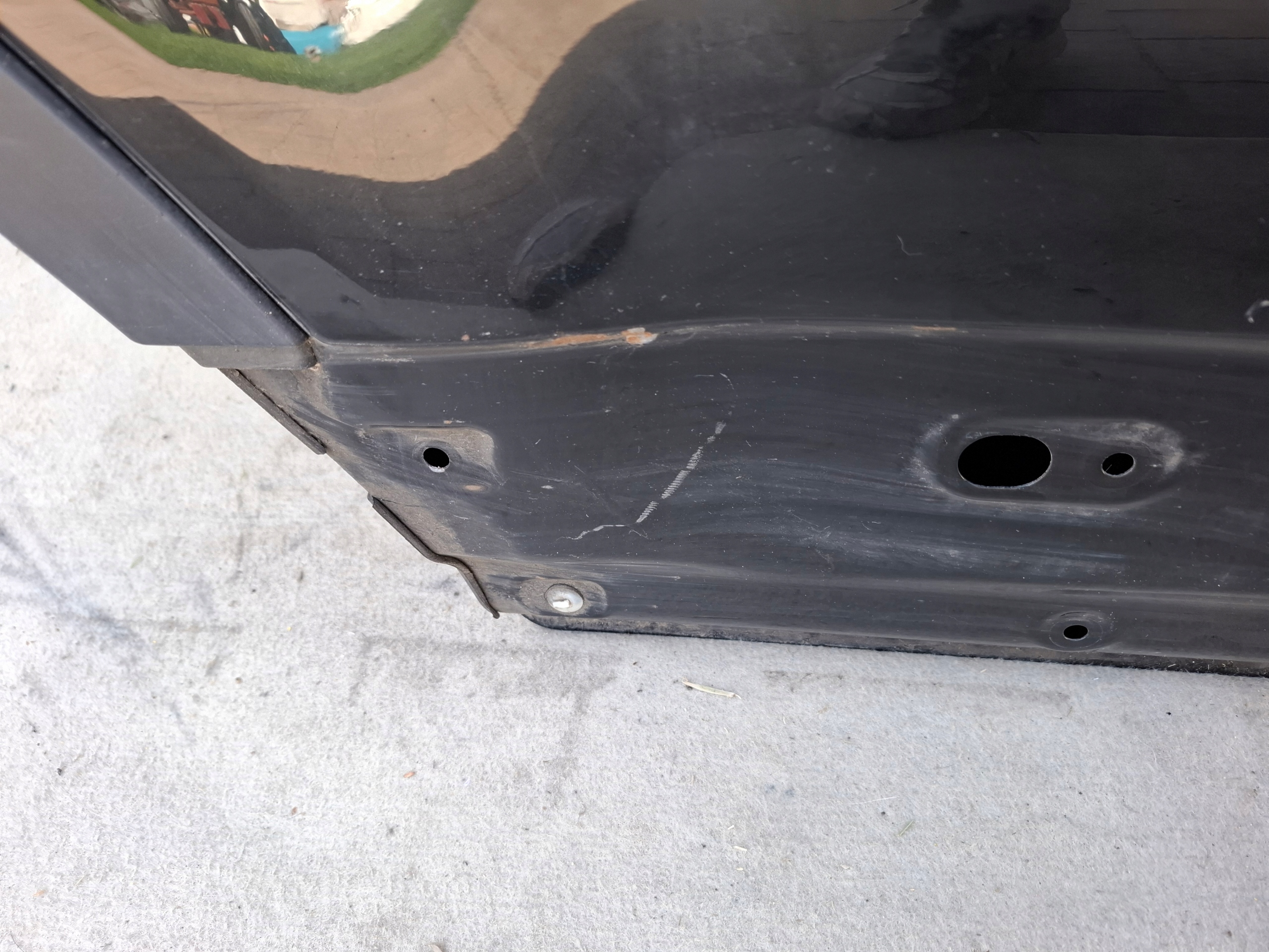 RANGE ROVER EVOQUE L538 door right rear part complete black,