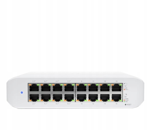 Switch Ubiquiti USW-Lite-16-PoE 16x 1Gbps RJ45 8xPoE