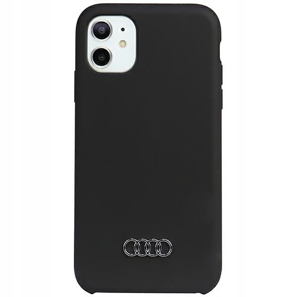 Etui Audi Silicone Case na iPhone 12 iPhone 12 Pro czarne Audi