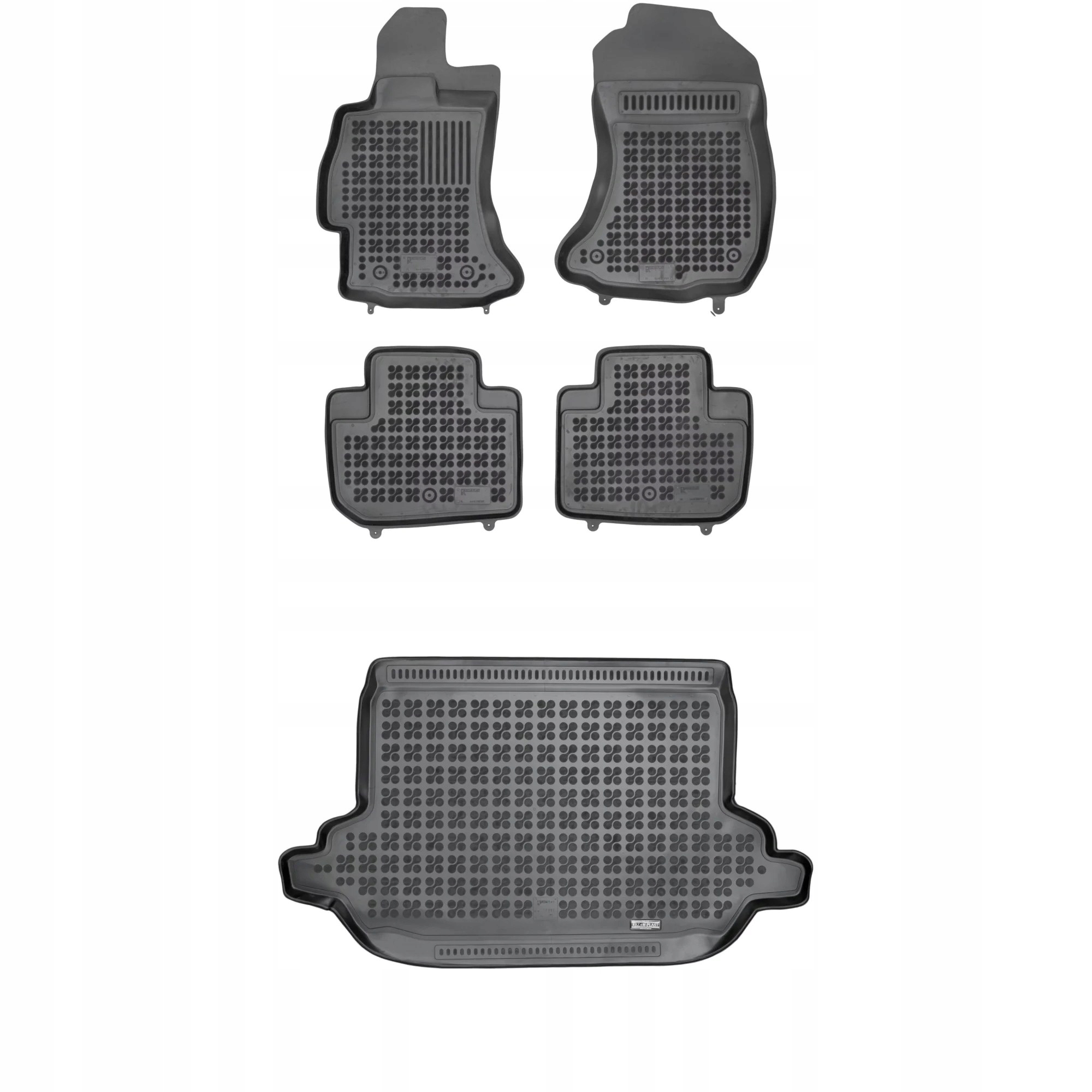 Gumová sada kobercov a rohoží Subaru Forester IV 2012-2018