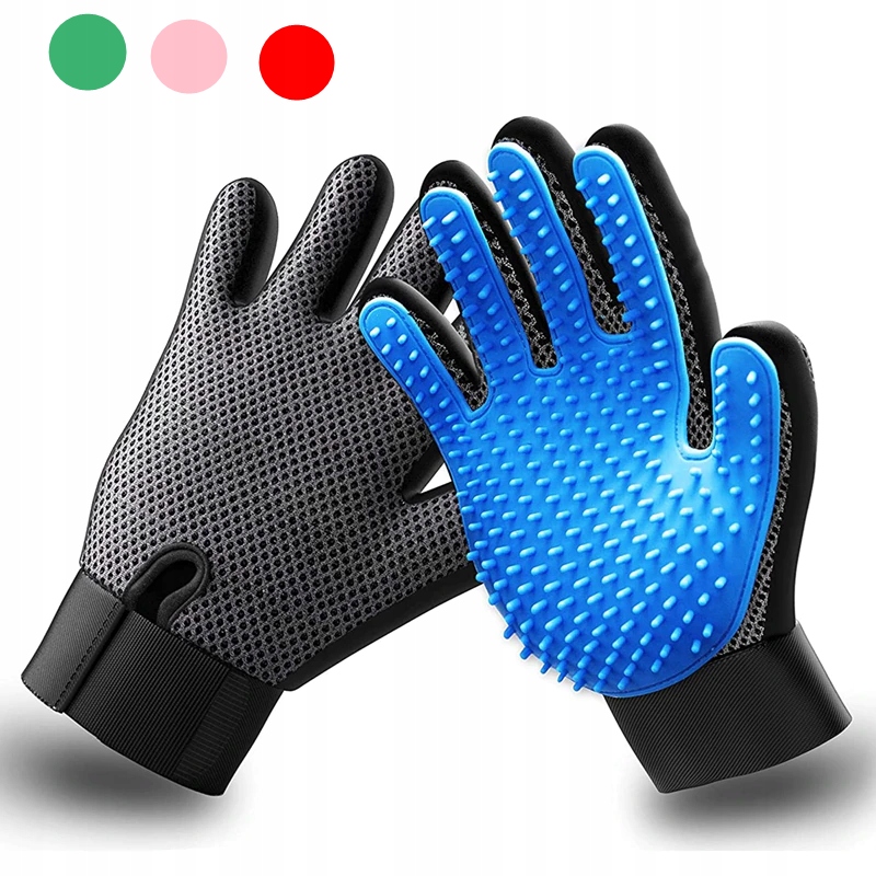 

Dwustronna rękawica szczotka do wyczesywania kota