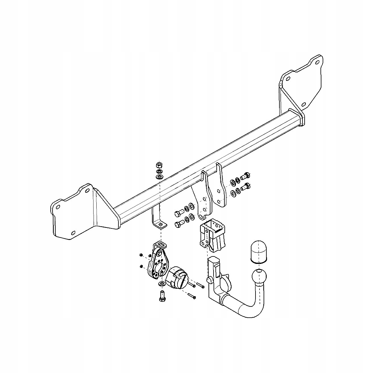 Hak Wypinany do MINI Cooper Countryman S / SD I 1 R60 10-16 MODUŁ 13 PIN Producent Steinhof