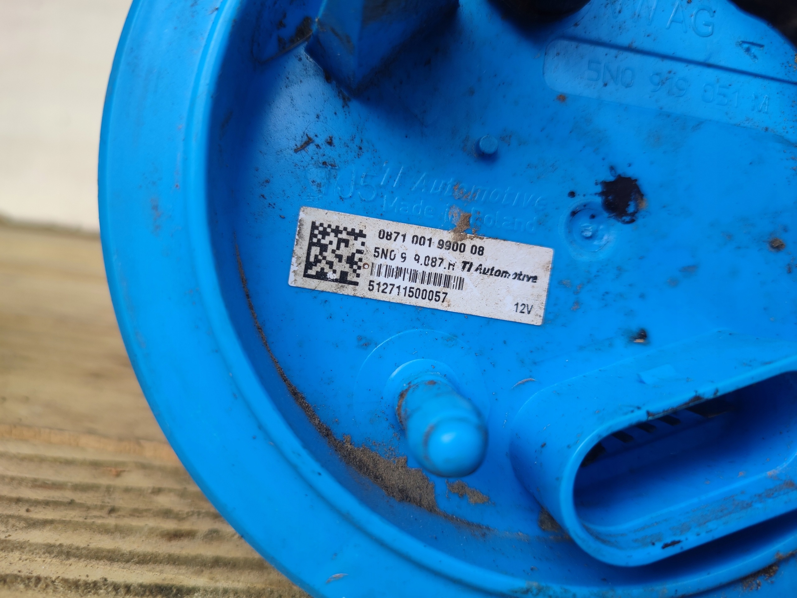 feed pump VOLKSWAGEN TIGUAN 5N0919051M