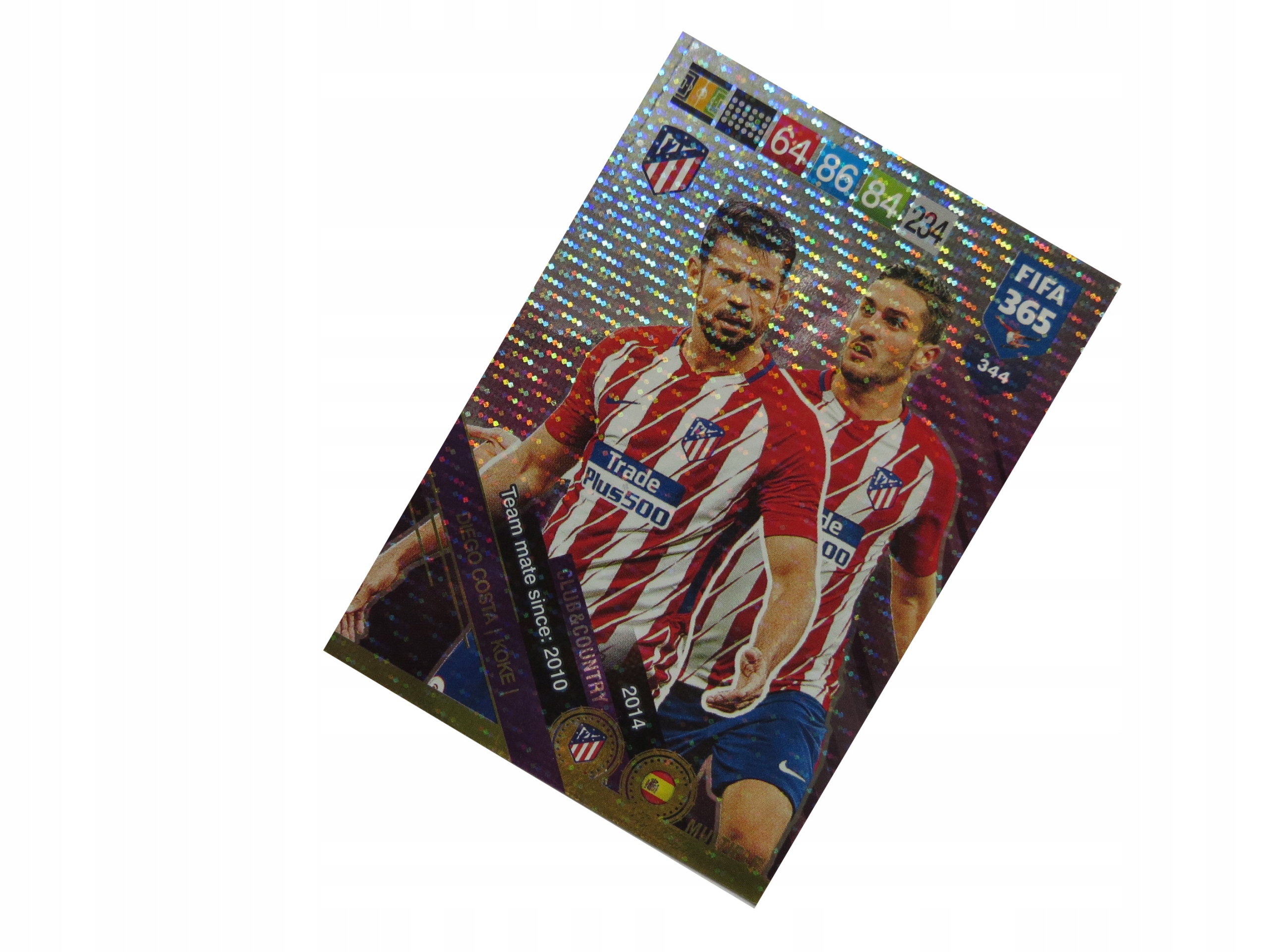 Panini Fifa 365 2019 Multiple Club & Country 344 Diego Costa Koke Atletico