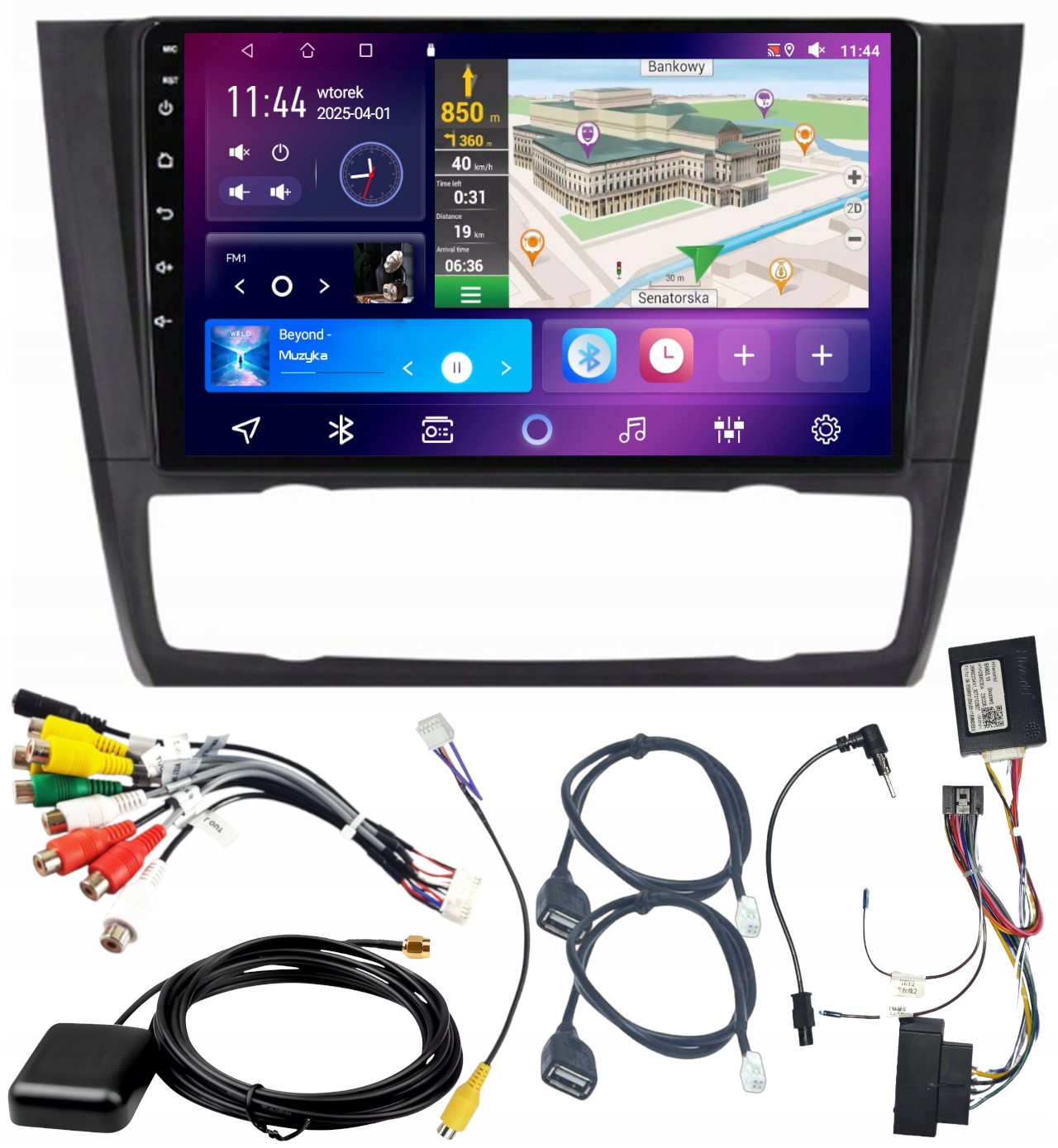 Autorádio Android Bmw 1 E81/E82/E87/E88 Wifi Gps Carplay 4GB 64GB