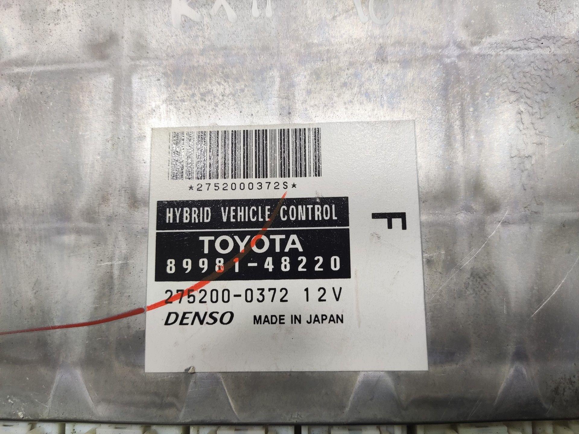 centralina computer motore LEXUS RX II 3.3 ibrido 2003-2008 89981-48220