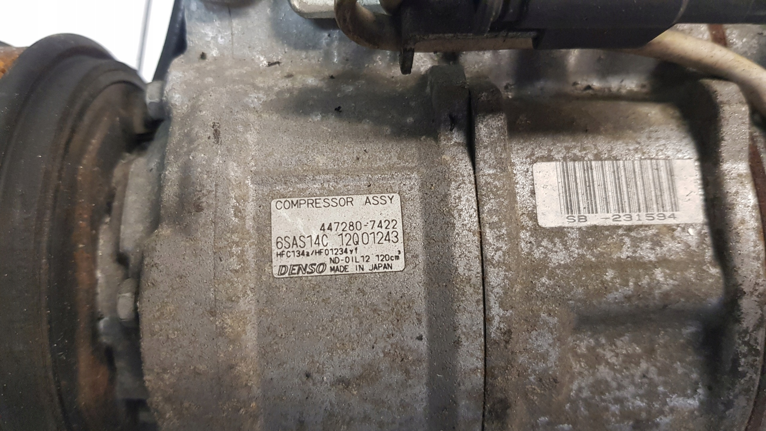 MERCEDES 2.2CDI klimakompressor 447280-7422