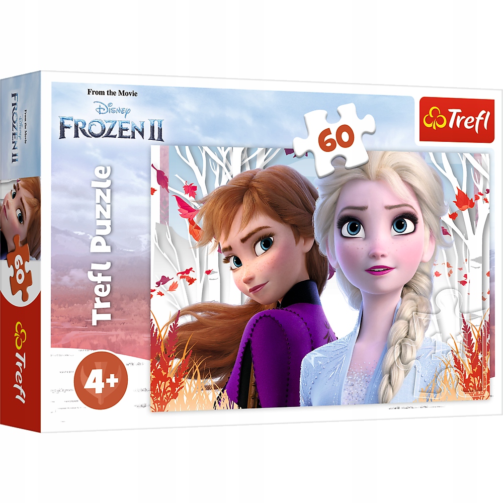 

Puzzle 60 Zaczarowany świat Anny Elsy Frozen 17333