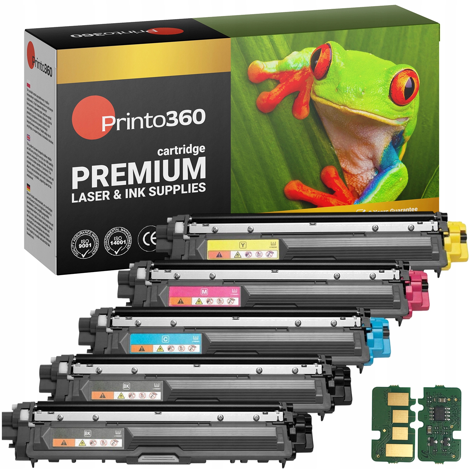 5x toner pro Brother MFC9140CDN HL3140CW DCP9015CDW DCP9020CDW TN241 TN245