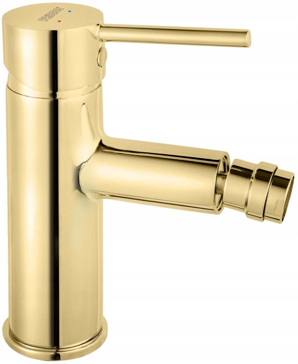 Ferro Stojanková Bidetová Batéria Fiesta Bright Gold, Zlatá