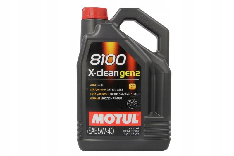 Motorový Olej 5W/40 Motul 8100X-CLEAN 2GEN/5L Motul 109762 Motul