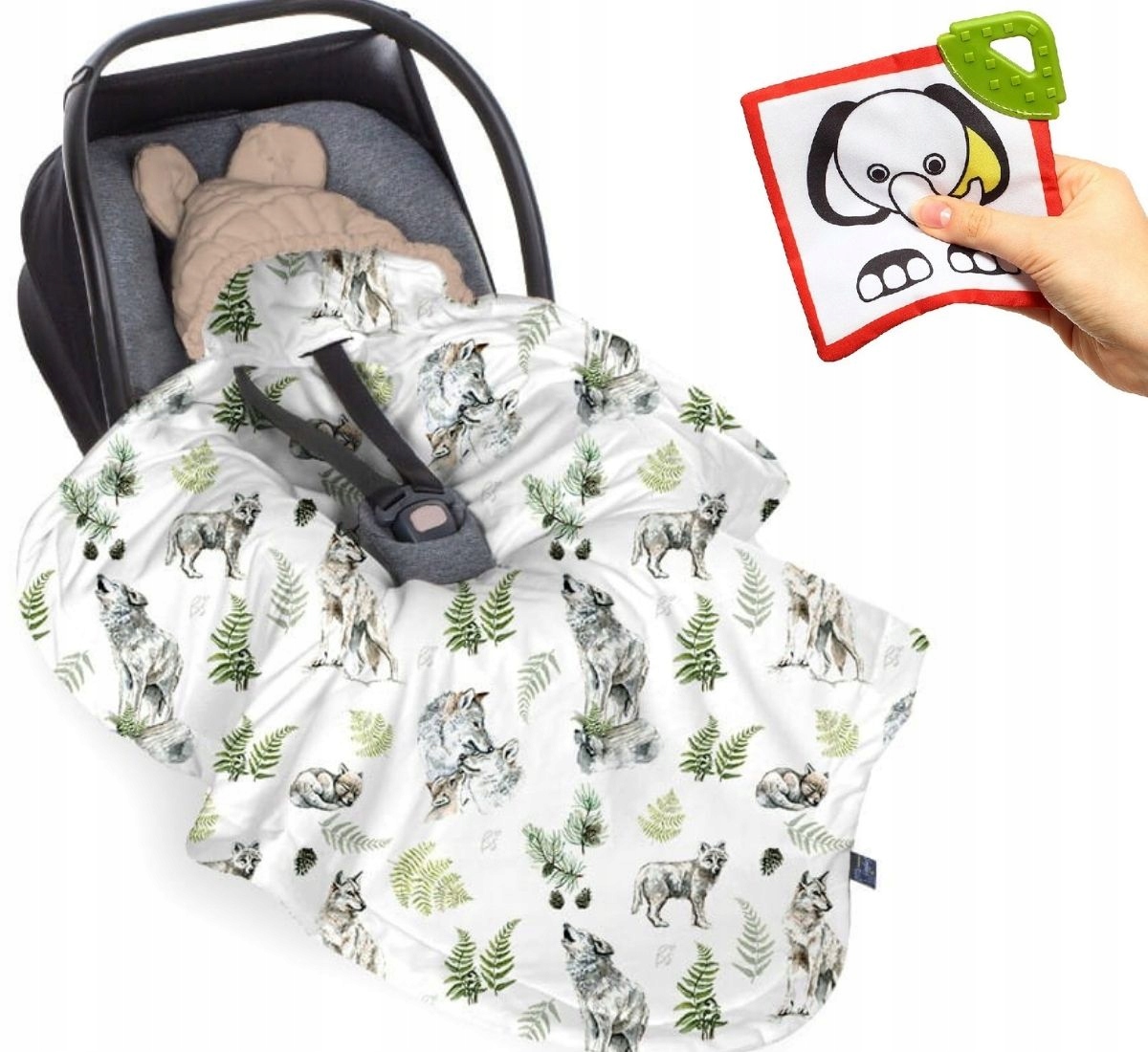 BABYSTEPS ОДЕЯЛО ??? ?????????? OTULACZ Wolf Beige