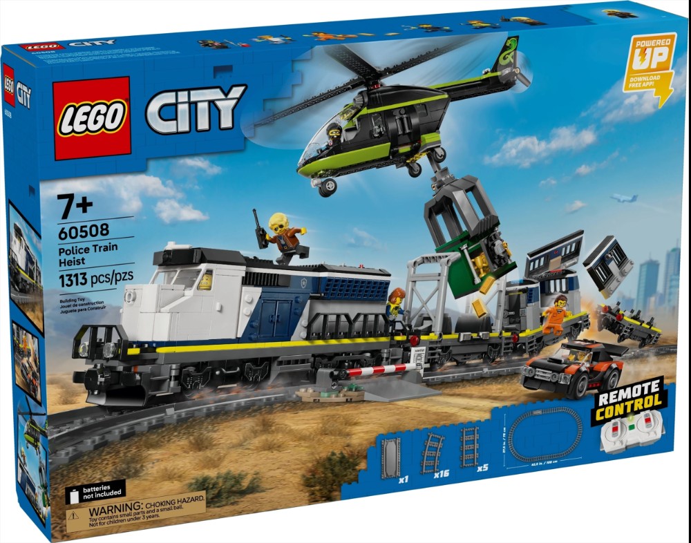 60508 Lego City Útok na policejní vlak