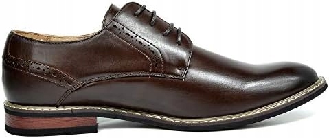 Bruno Marc Elegantní Hnědé Pánské Polobotky S Detaily 41,5 J6I