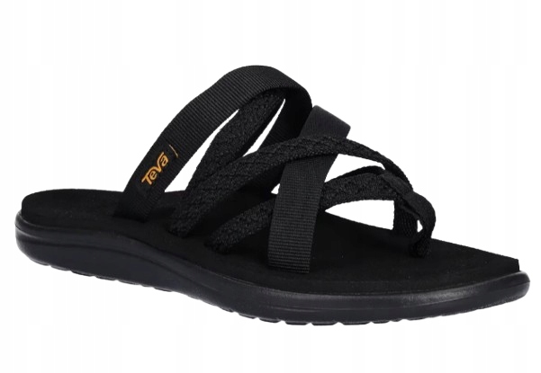Teva Černé Dámské Žabky S Ozdobnými Textilními Pásky 40 J3C