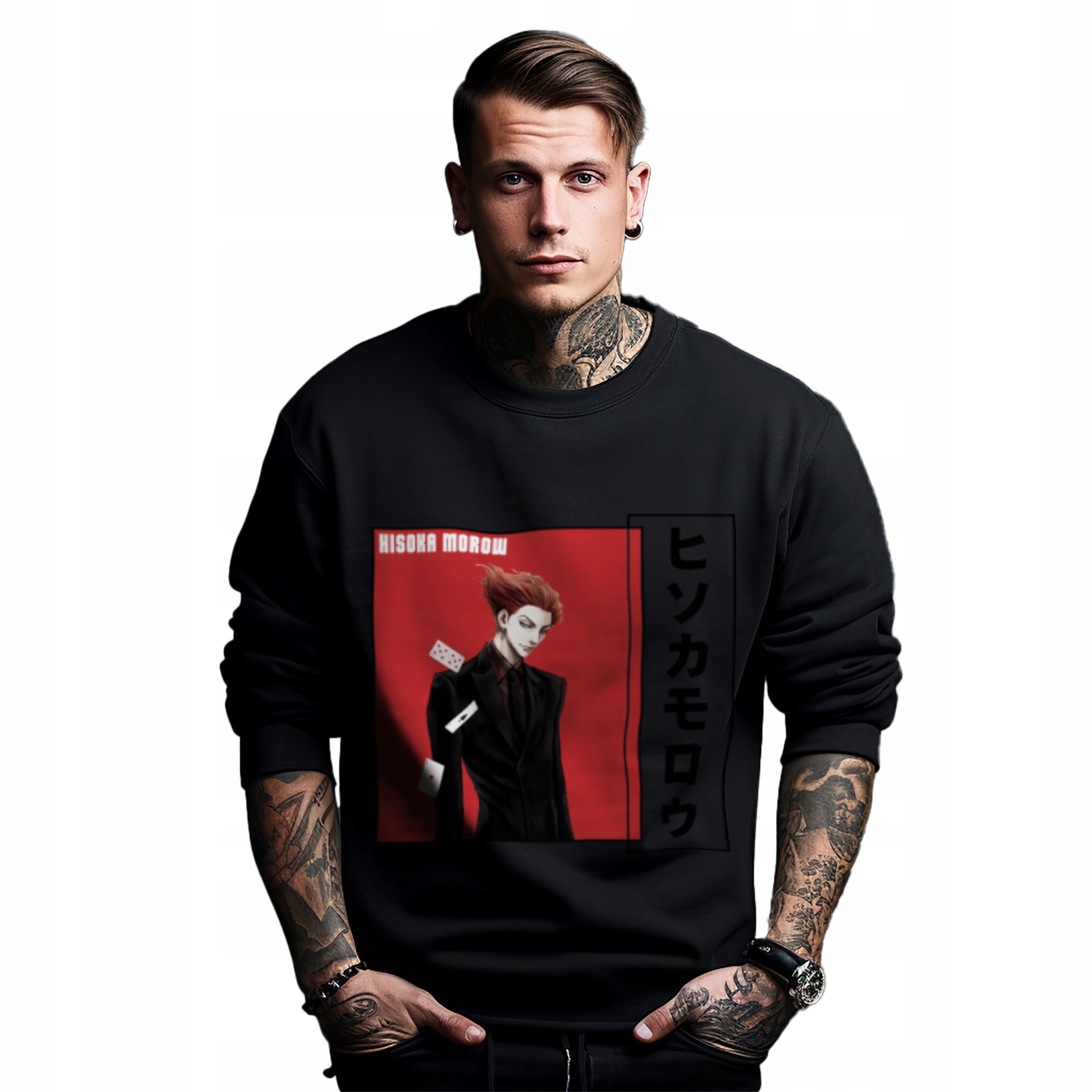 Mikina s potiskem Anime Hisoka Morow