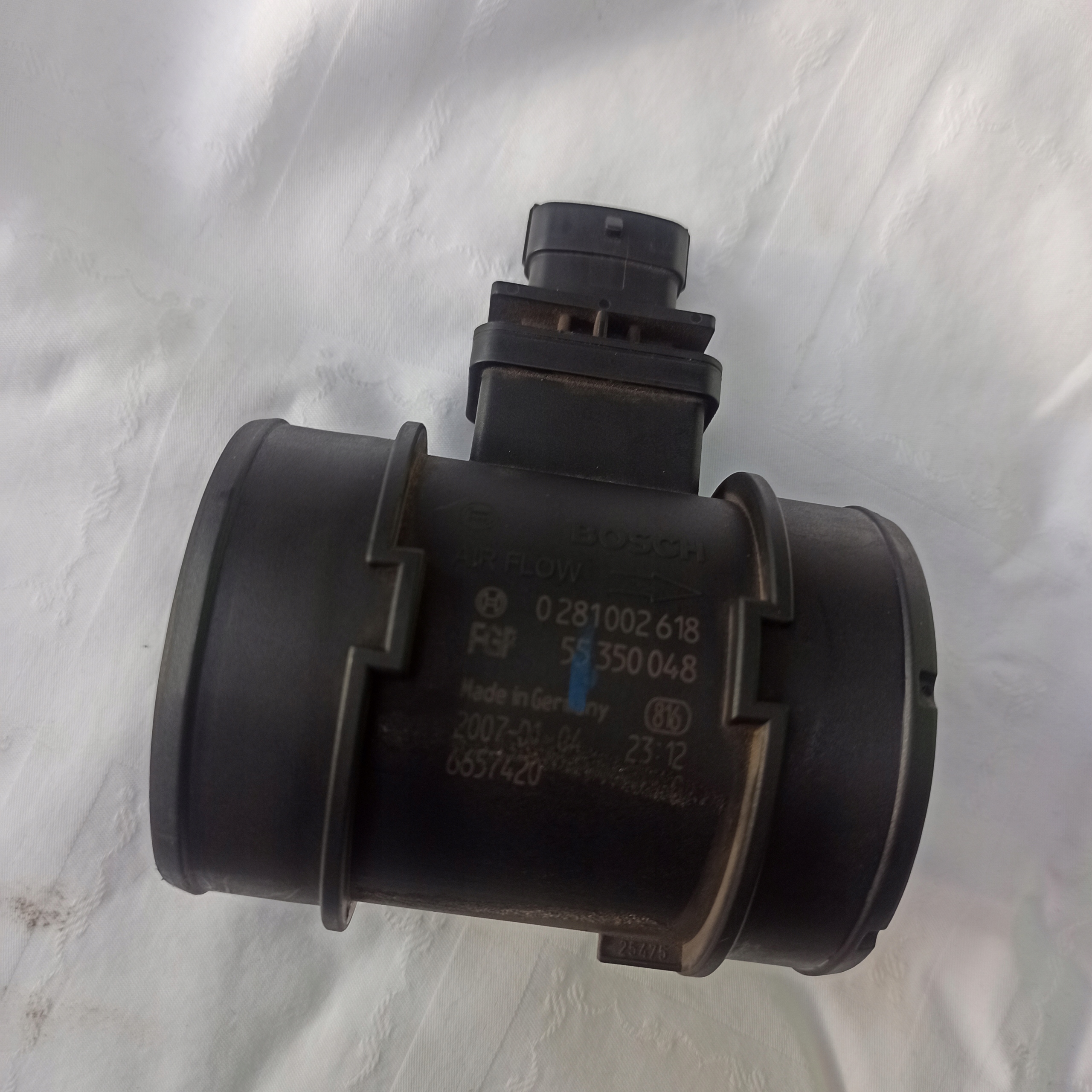 flow meter Opel , Fiat 1.9 diesel 0281002618