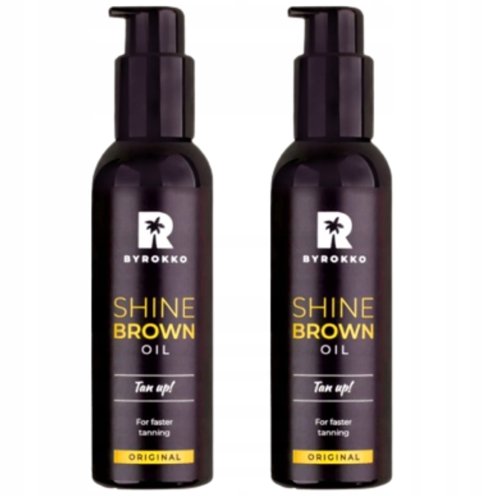 Byrokko Shine Brown Oil Opalovací olej x2ks