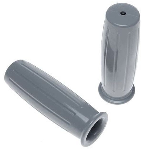 Manetki Na Kierownicę Calowe Guma Kierownicy Retro 1"+7/8" Szare