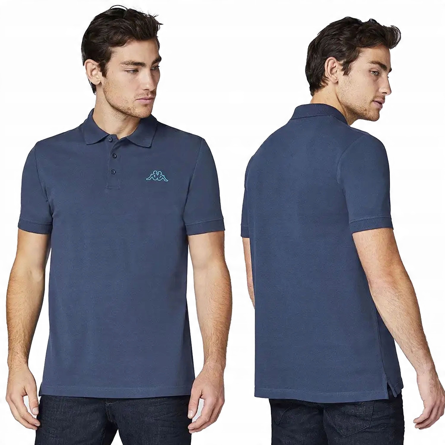 

Koszulka Męska Polo Kappa T-shirt Bawełna 303173