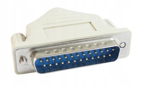 Adapter wtyk D-sub 25 na gniazdo miniDIN6 (PS2)