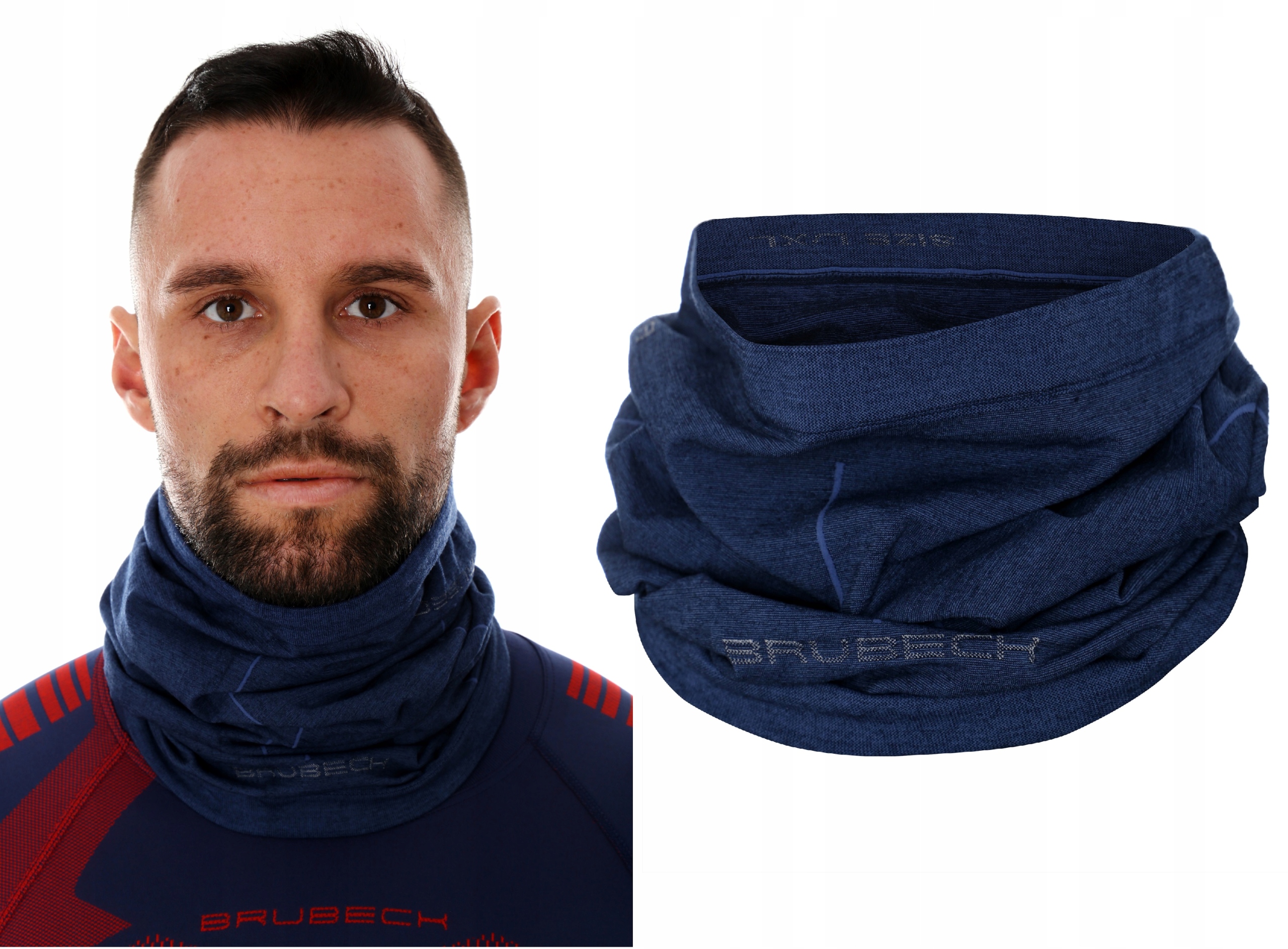 Brubeck Komin Oddychający Chusta Dla Biegaczy -XL