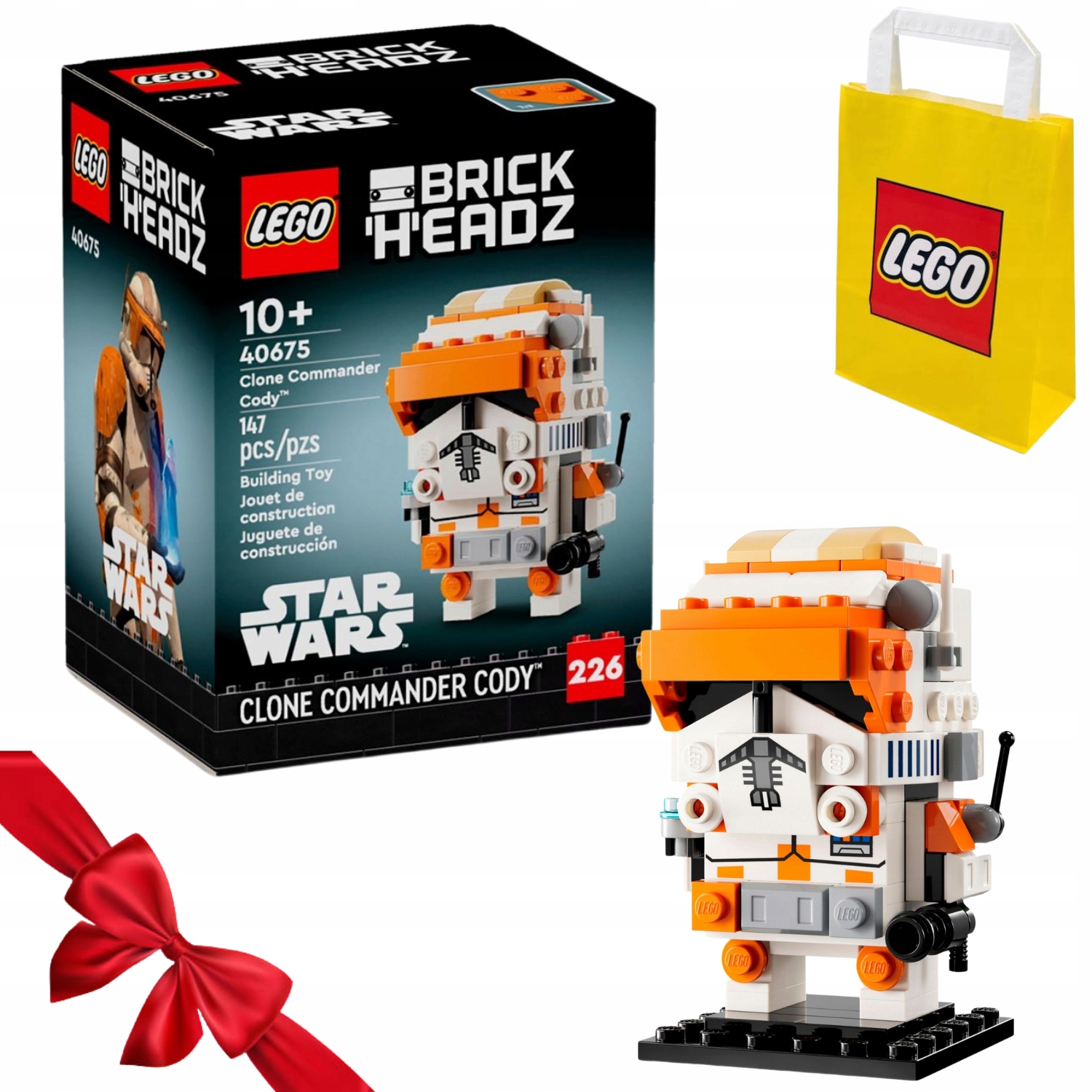 Zestaw Klocków Lego Brickheadz 40675 Dowódca Klonów Cody Na Święta