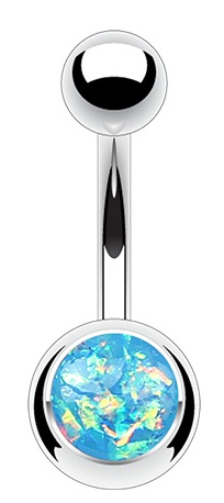 

Kolczyk Do Pępka Opalizujący Brokat