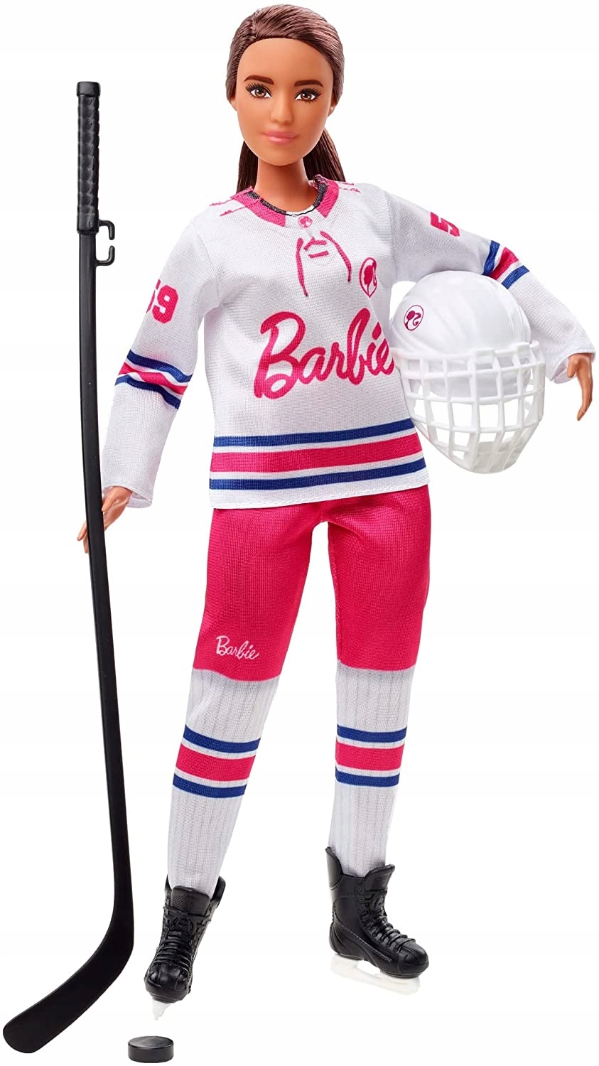 

Barbie Sporty zimowe Lalka Hokeistka HFG74