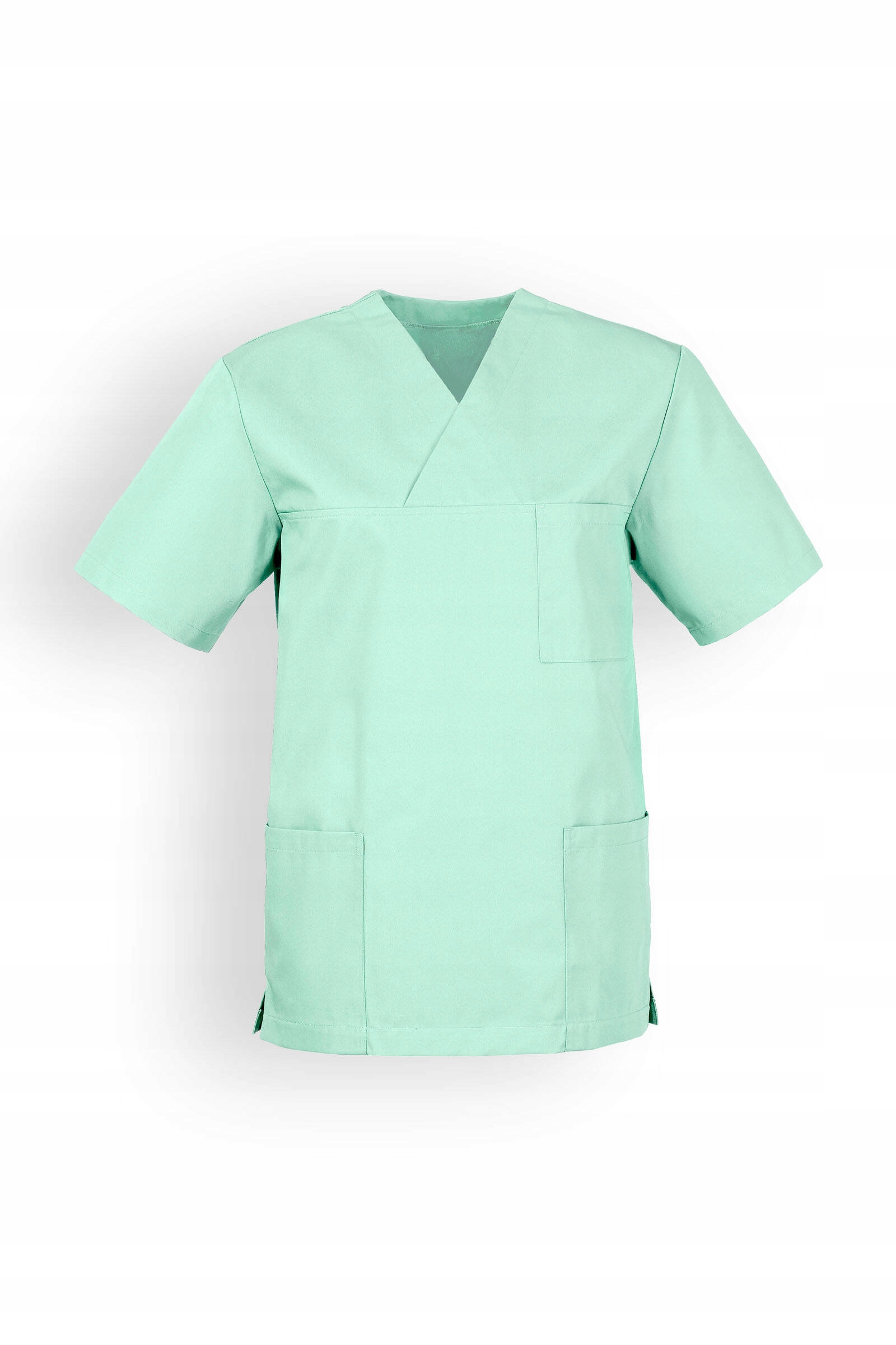FARTUCH DAMSKI MĘSKI LEKARZA MEDYKA CLINIC DRESS MEDYCZNY KITEL MIĘTOWY 3XL