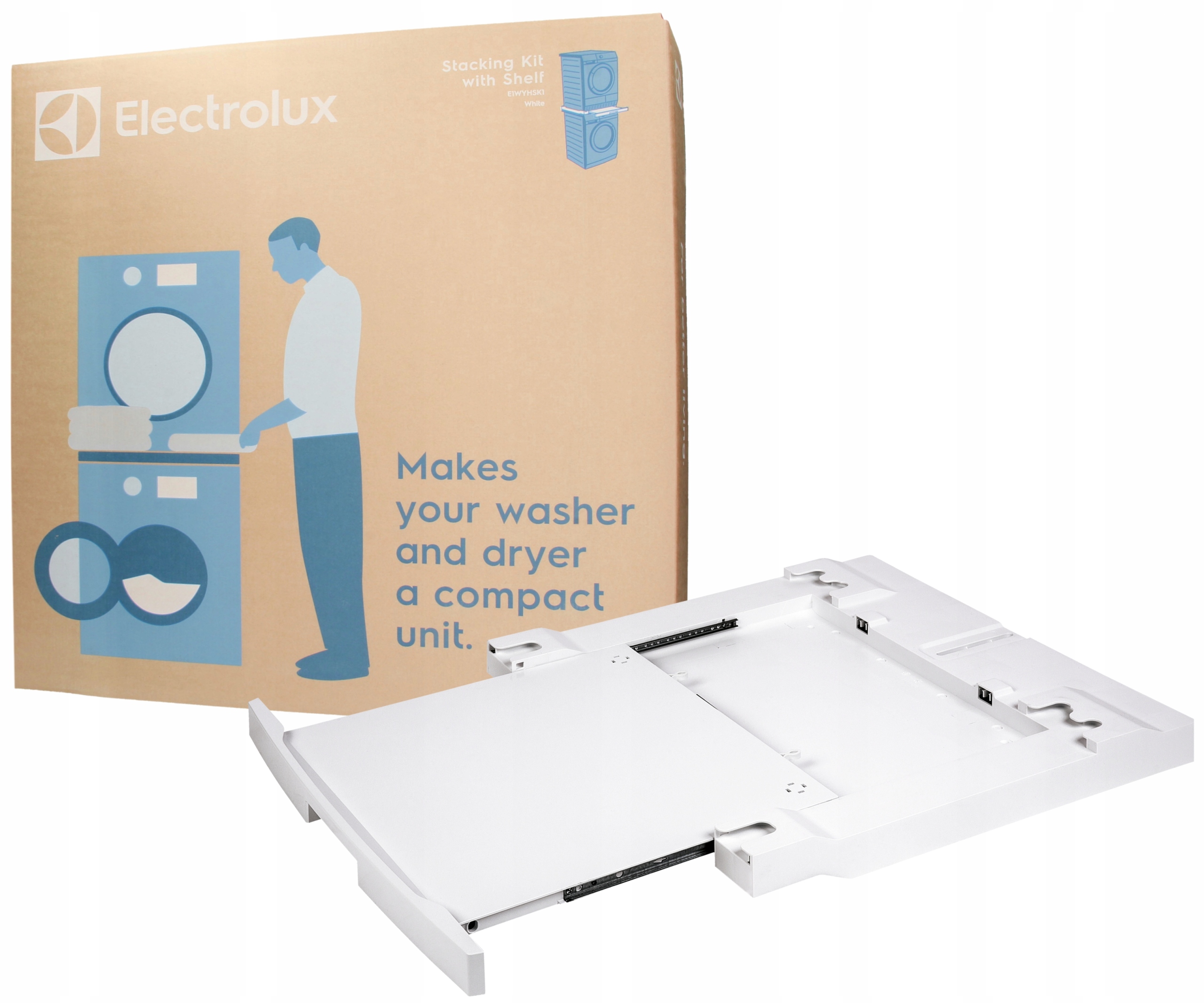 Łącznik z szufladą do pralek i suszarek Electrolux Aeg 52-67cm E1WYHSK1
