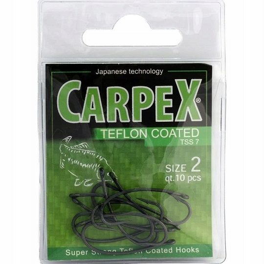 Haki Carpex Curveshank Teflon r.2