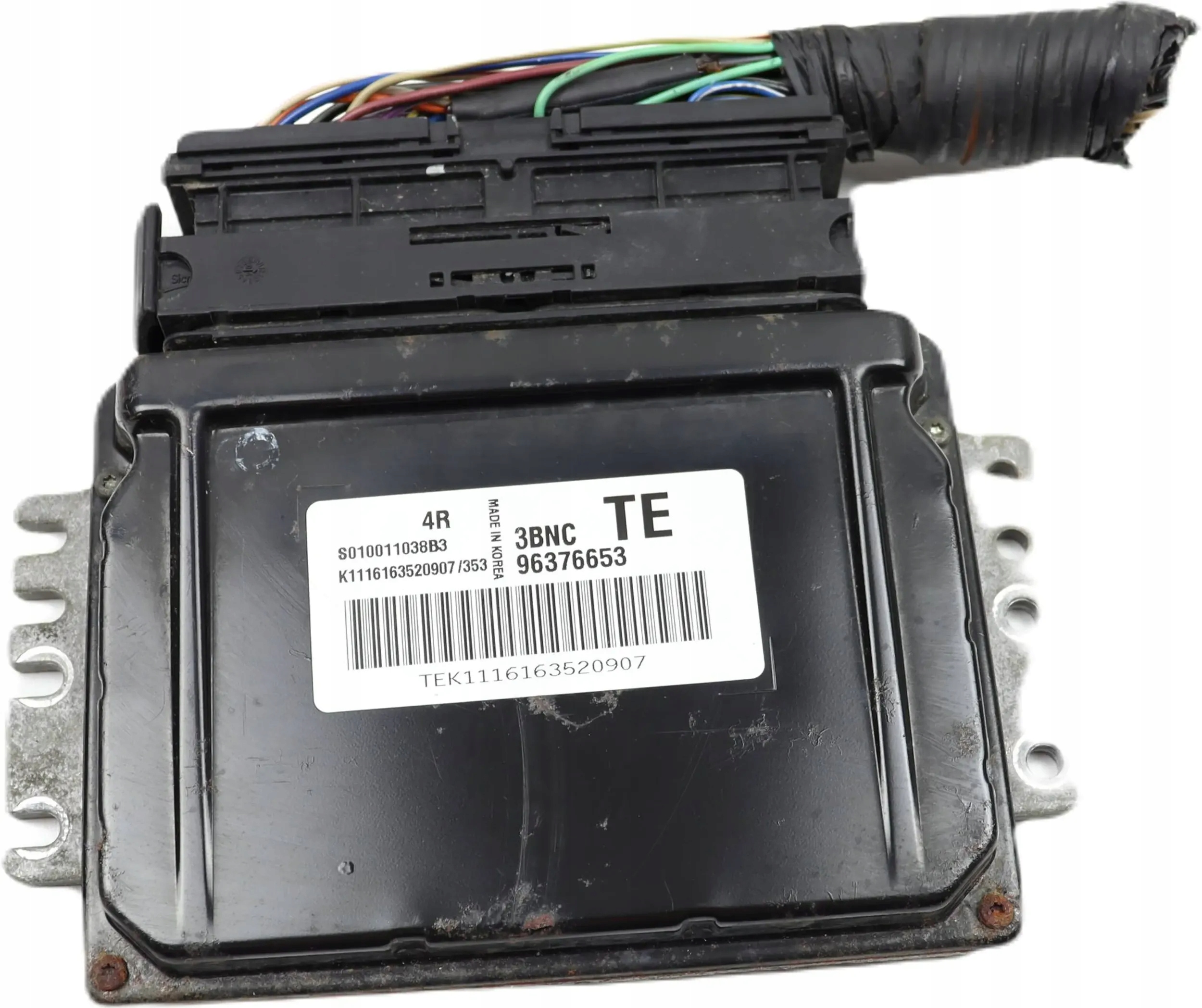 CHEVROLET AVEO T200 computer control unit of the engine 1.2B 96376653