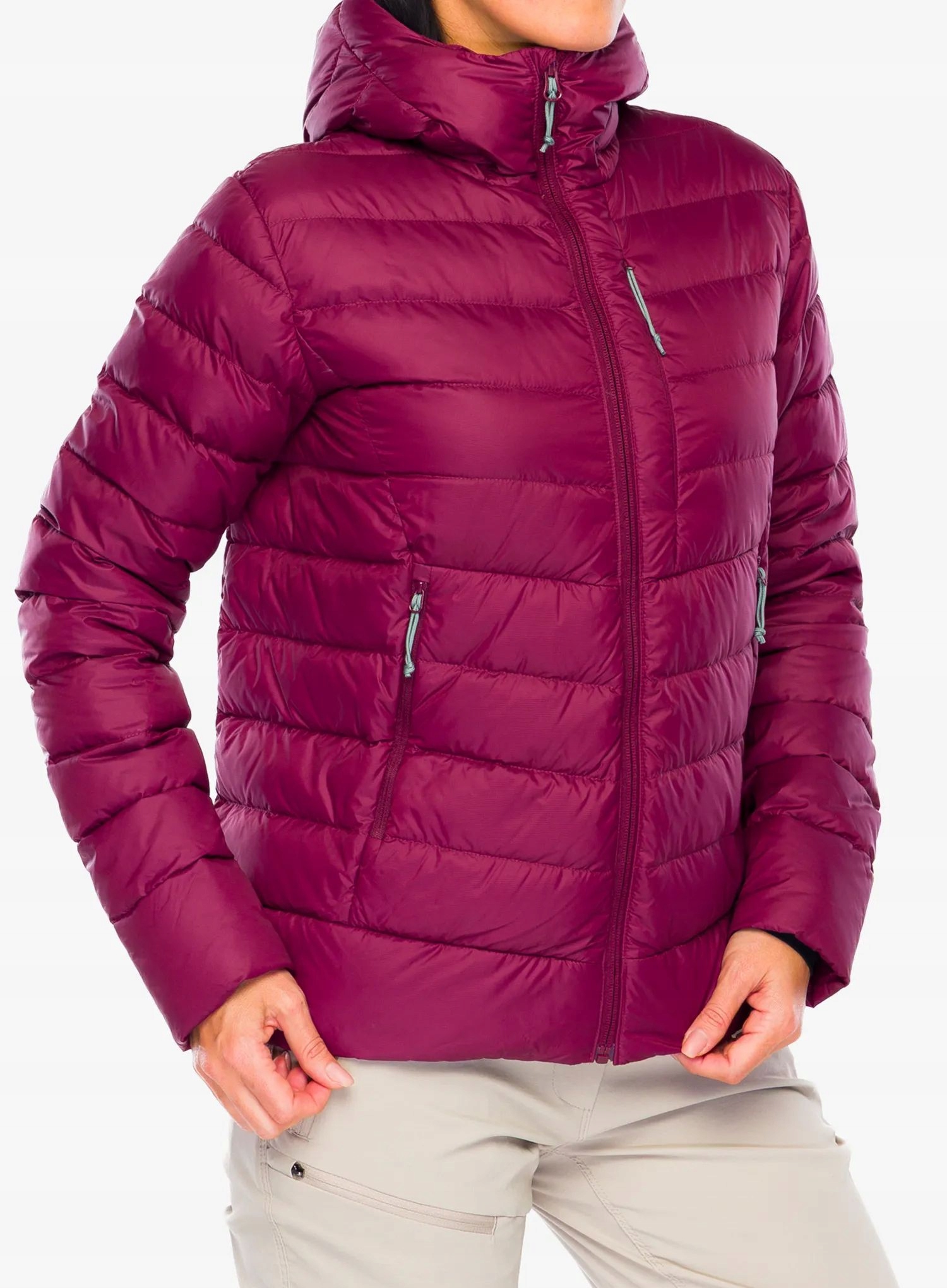 Dámská péřová bunda Turbat Nora cordovan burgundy Xs