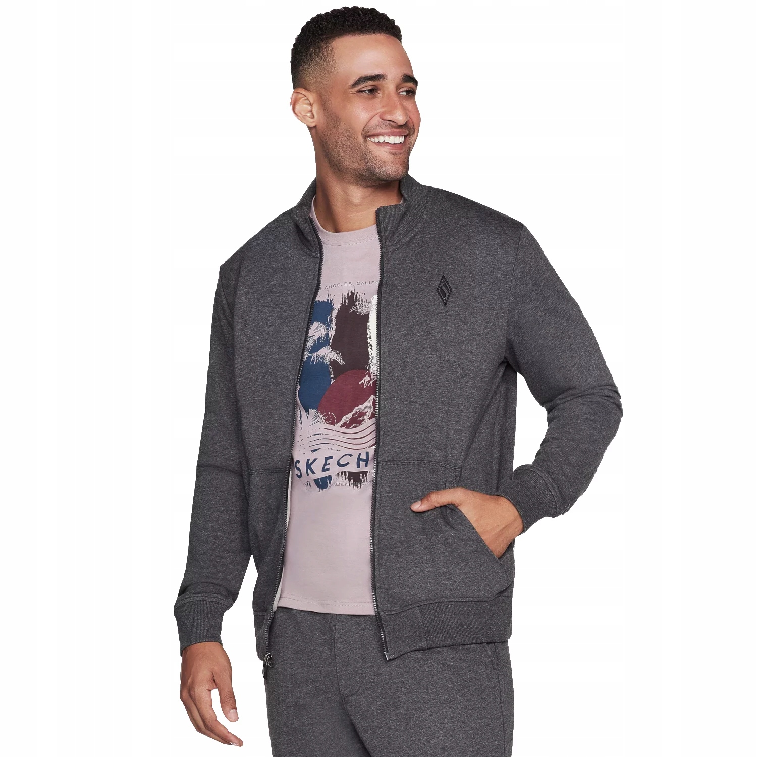 Skechers The Hoodless Hoodie M3JA195-CHAR