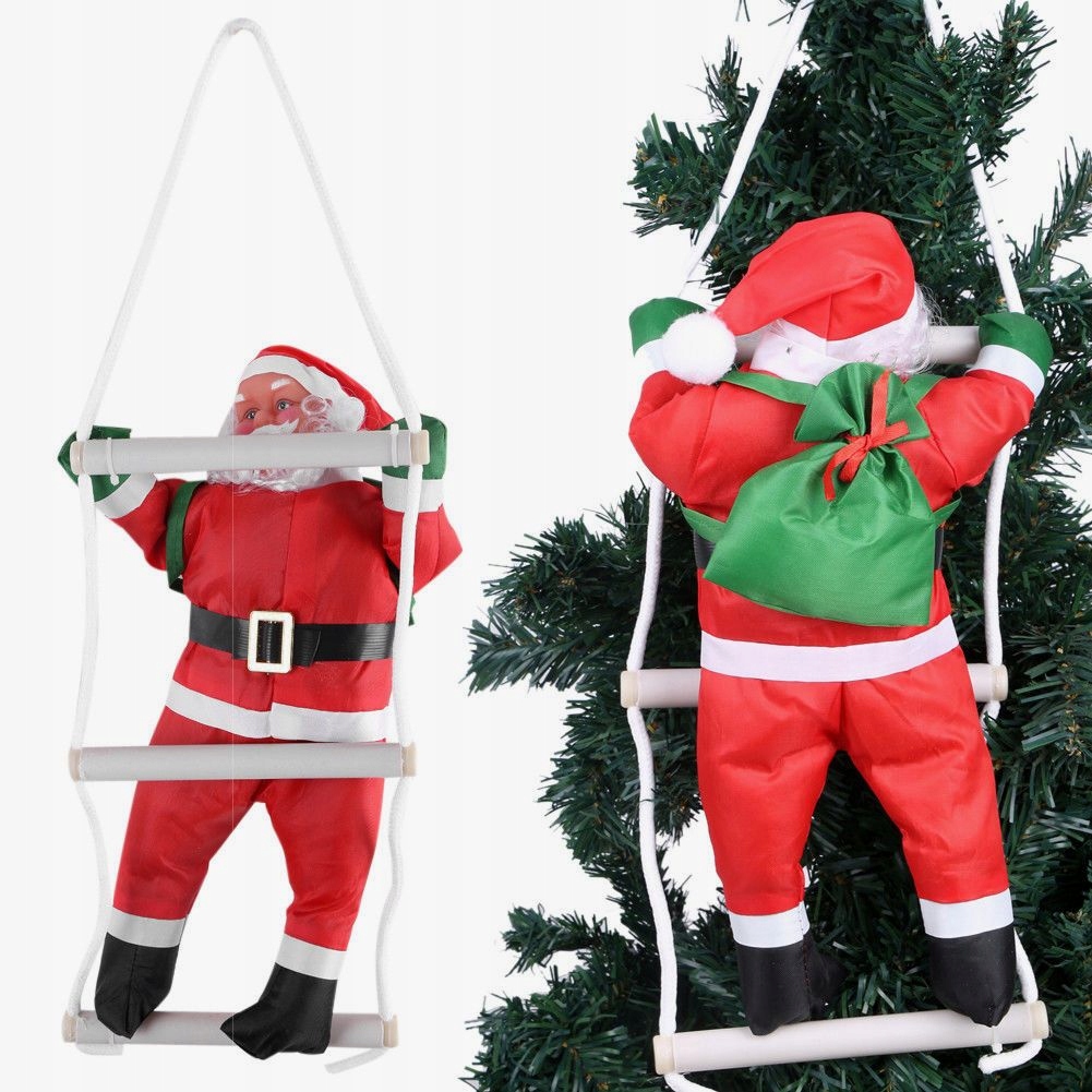 Santa na rebríku stúpa 60 cm